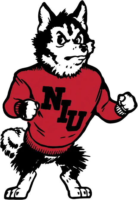 Huskie mascot logo