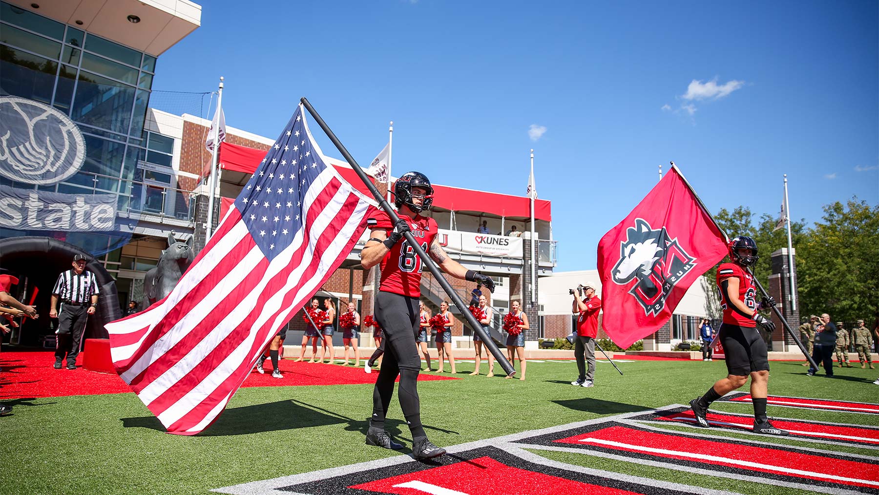 Track athlete cheering