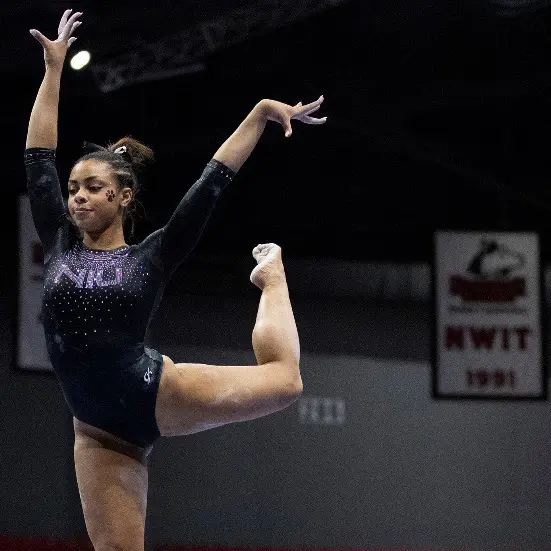 Bella Ross performing routine